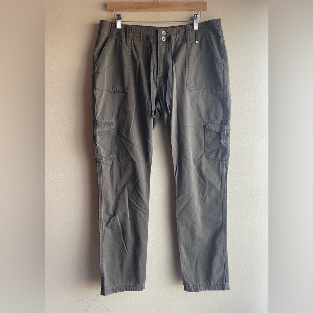 Levis Women Cargo Green Pants Size 12